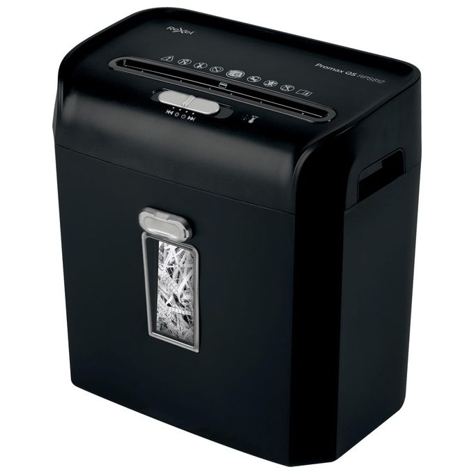 Rexel ProMax QS RPS812 Distruggi Documenti Manuale 8 Fogli Taglio a Strisce Sicurezza P-2 Capacita' 12 Litri