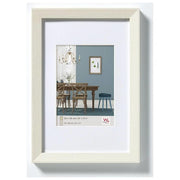 Walther EF045W Cornice Portafoto Fiorito Bianco 30x45cm Legno con Passepartout