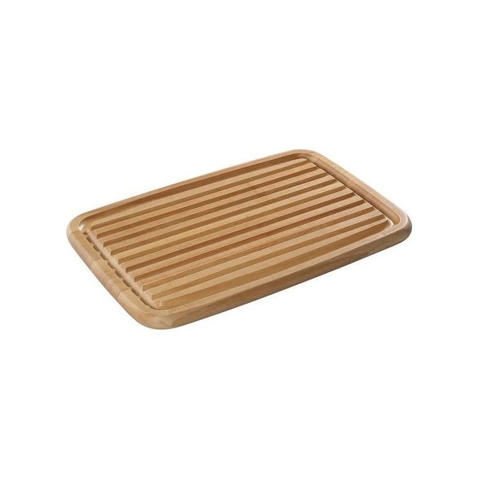 Zassenhaus 051018 Tagliere per Pane in Legno di Albero della Gomma 42 x 27,5 cm colore Legno naturale