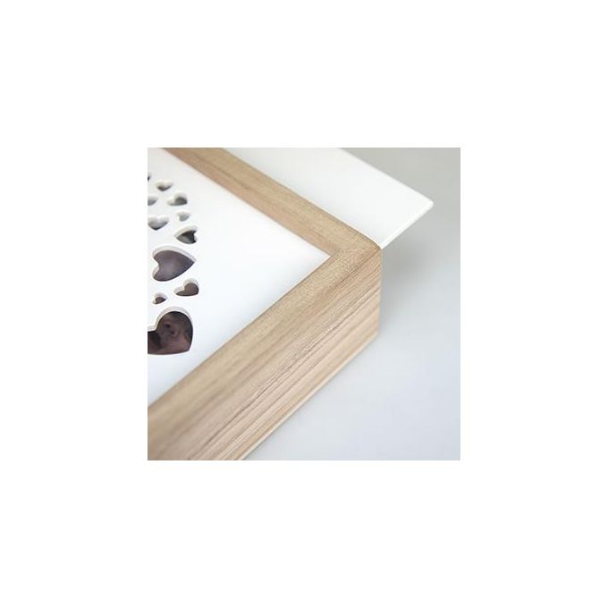 Zep Cornice Portafoto Love Box USB 13x18cm in Legno per Foto e Stick