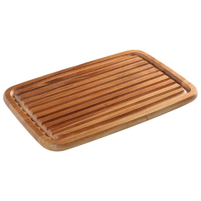 Zassenhaus 055030 Tagliere per Pane in Legno di Acacia 42 x 27,5 x 2 cm colore Acacia