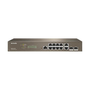 Tenda Teg5312f Switch 10 Porte Gigabit 10-100-1000 +2p Sfp Rackmount L3 Managed