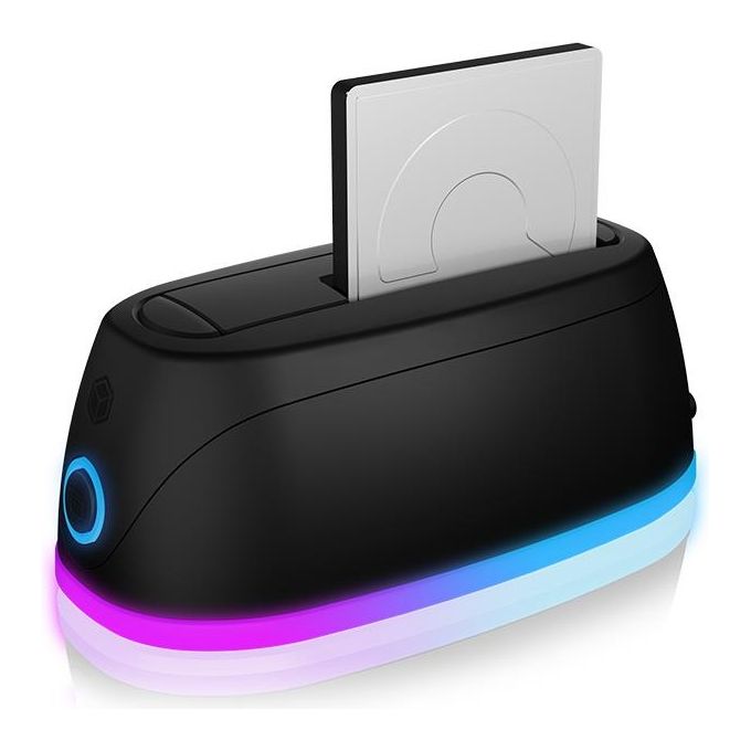 RaidSonic ICY BOX IB-1124L-C3 1 Docking Station per 1 Bay Sata SSD-HDD da 2.5'' e 3.5