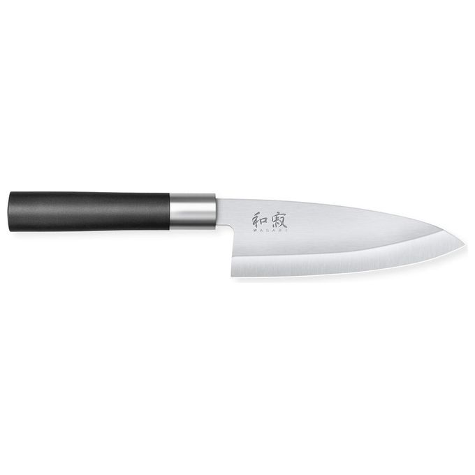 Kai Wasabi Nero Coltello Tascabile Deba 15cm
