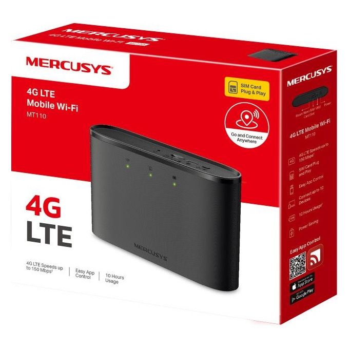 Mercusys 4G LTE Mobile Wi-Fi Router