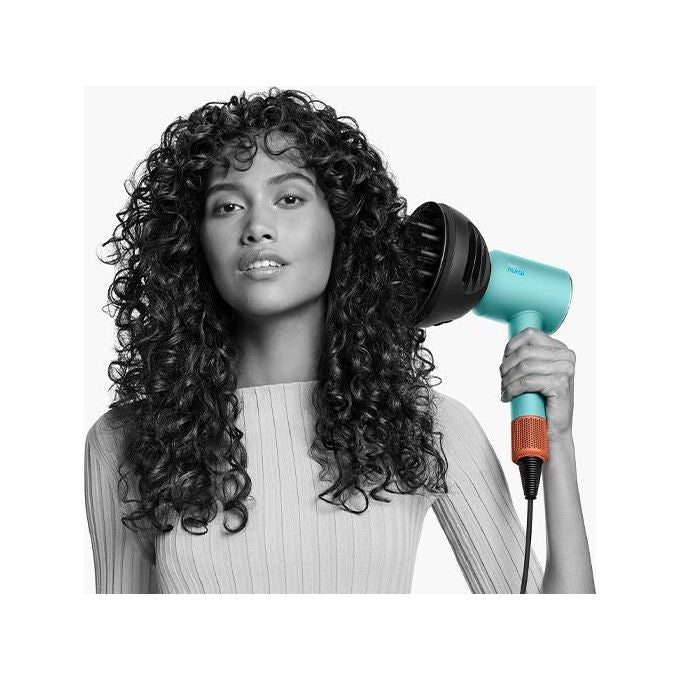 Dyson Super Sonic Nural Asciugacapelli 1600W 4 Temperature con Accessori Acquamarina