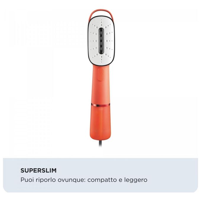 Ariete 4301 Stiratore Verticale 1200w 20g min Serbatoio 80ml Arancio