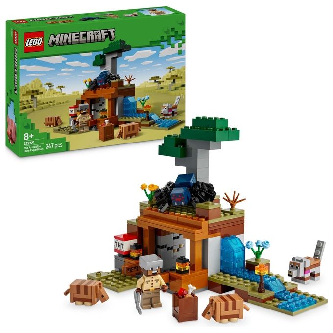 LEGO Minecraft Spedizione nella Miniera dell'Armadillo