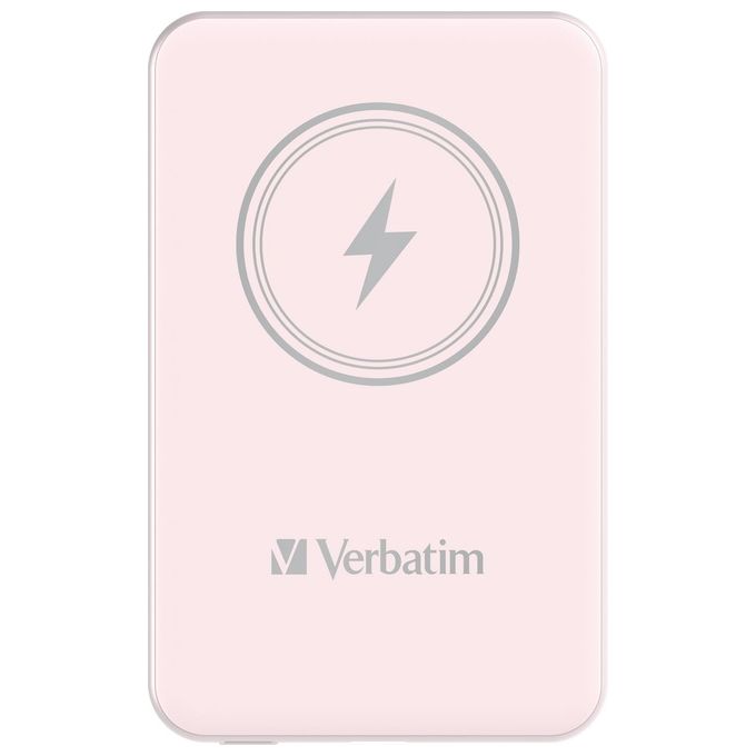 Verbatim Charge 'n' Go Polimeri di Litio 5000 Mah Carica Wireless Rosa
