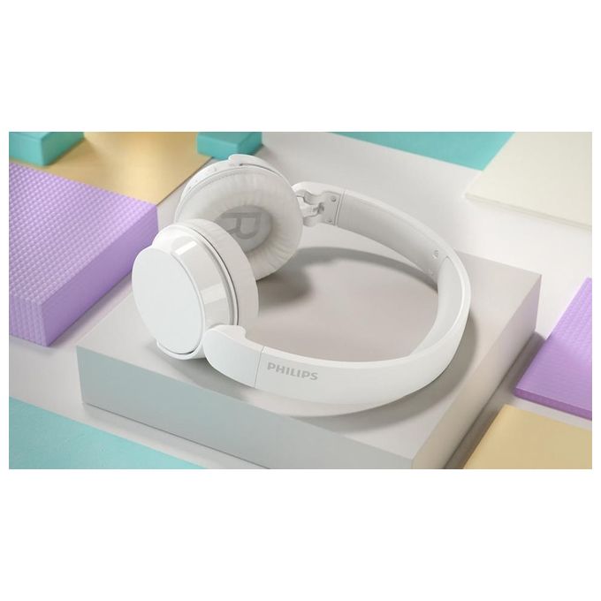 Philips Cuffia On-ear Wireless Bass White