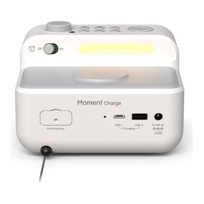 Pure Moment Charge Radiosveglia Cotton White