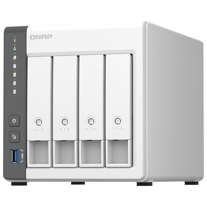 Qnap TS-433 Nas 4 Baie Arm 4-Core Cortex-a55 2.0ghz 4Gb