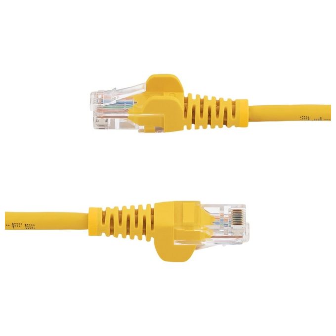 StarTech Cavo di rete CAT 5e - Cavo Patch Ethernet RJ45 UTP Giallo da 1m antigroviglio
