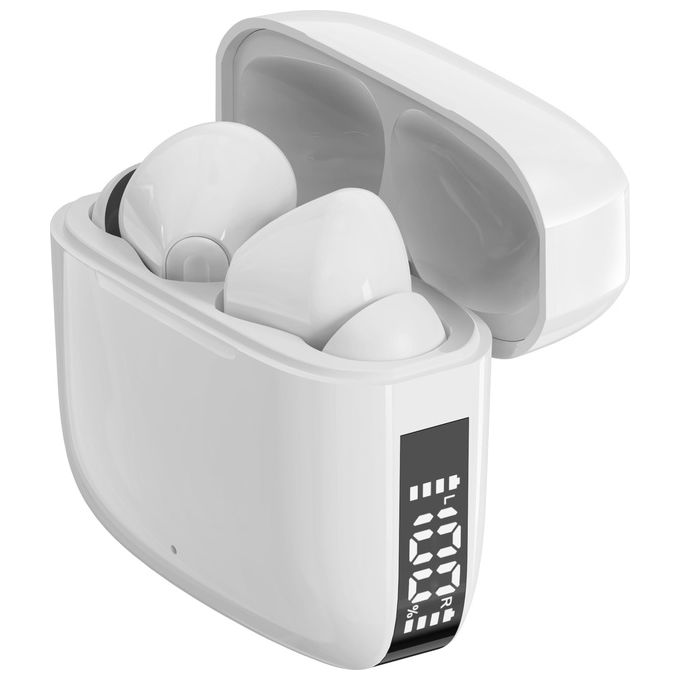 Denver TWE-61 Auricolari Wireless Bianco