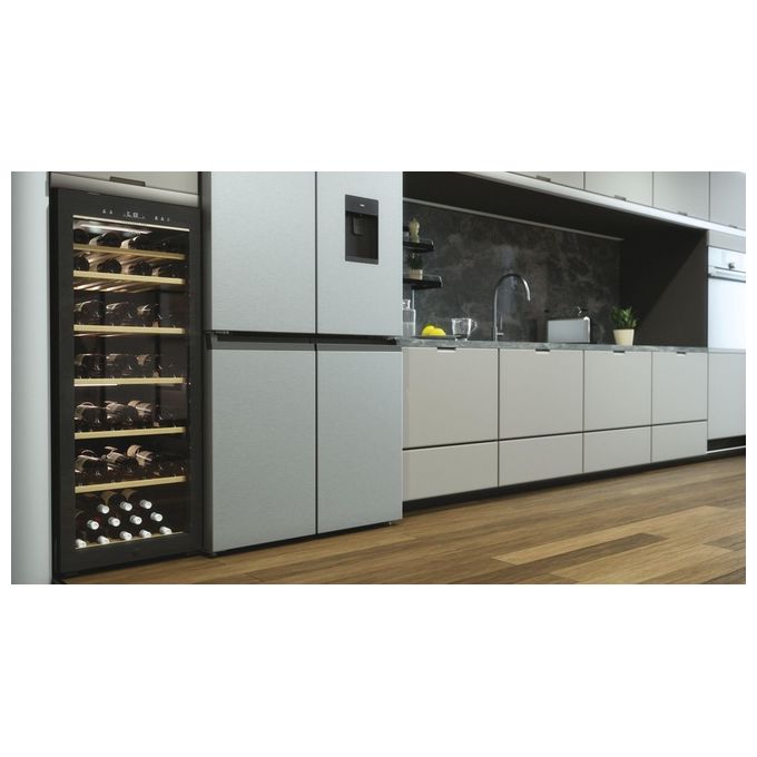 Haier HWS84GA Cantinetta Vini Frigo 84 bottiglie Classe G 1 Zona di raffreddamento Natural Airflow System Wine Bank 50 Serie 5