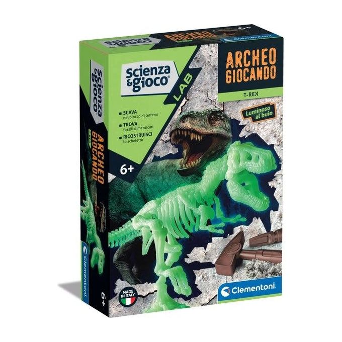 Clementoni Gioco Educativo Scienza e Gioco Archeogiocando Tirannosaurus Rex