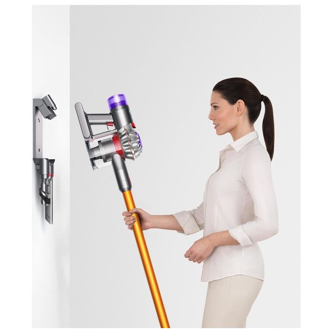 Dyson, Aspirapolvere a Bastone V8 Absolute, Senza Sacchetto, Argento e Giallo