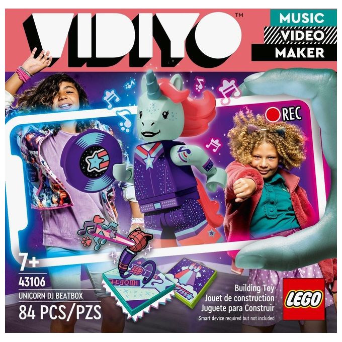 LEGO Vidiyo Unicorn Dj BeatBox Creatore Video Musicali con Unicorno