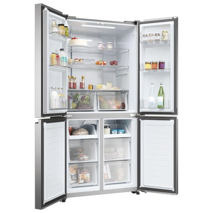 Haier Cube 83 Serie 3 HCR3818ENMM Frigorifero side by side 467 Litri Classe E Acciaio inossidabile