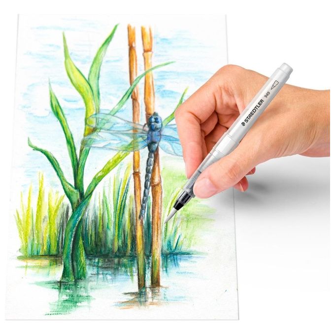 Staedtler Set 4 Pennelli con Punte Diverse