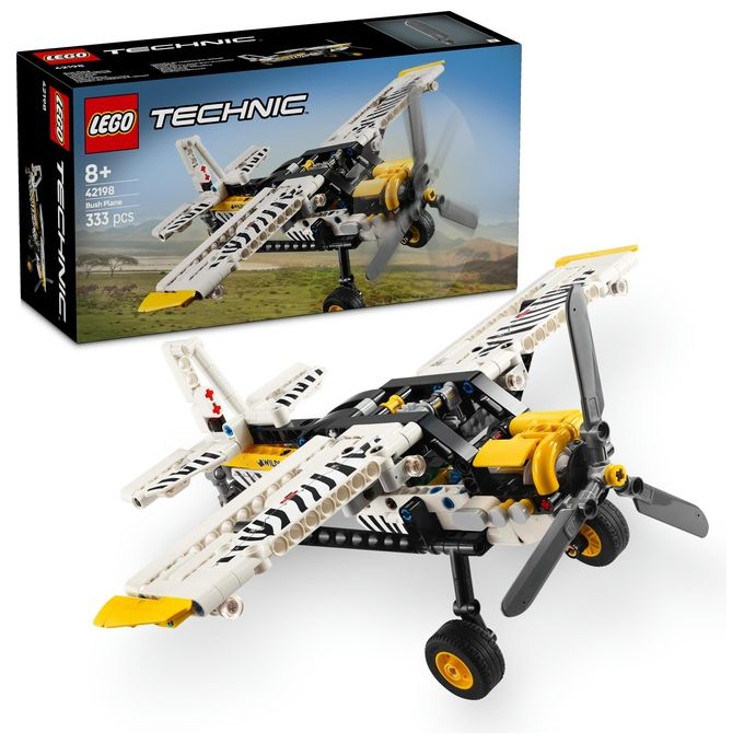LEGO Aereo Bush Technic 42198 Modellino da Costruzione Innovativo ed Educativo per Appassionati di Ingegneria e Design Creativo