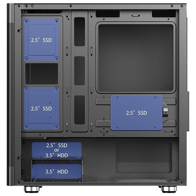 Itek PROMESH 35B Mini Tower Nero