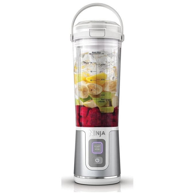 NINJA BC151EUWH Blast Frullatore Portatile Senza Fili Ricaricabile 530 ml Bianco