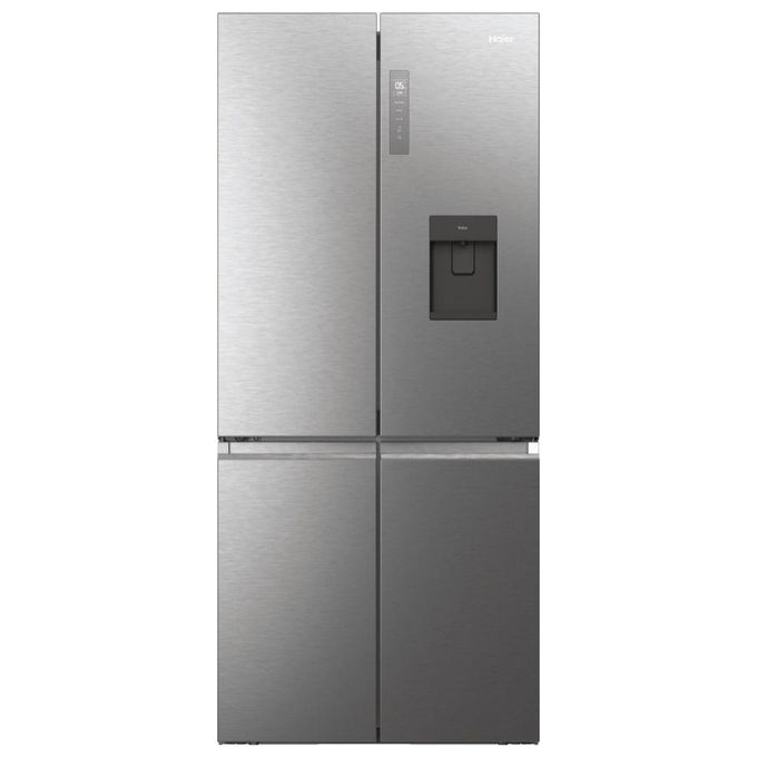 Haier HCW7819EHMP Cube 83 Frigorifero Side by Side 4 porte Switch Zone Fresher Techs Capacita' 536 Litri Classe energetica E No Frost 193 cm Platinum Inox