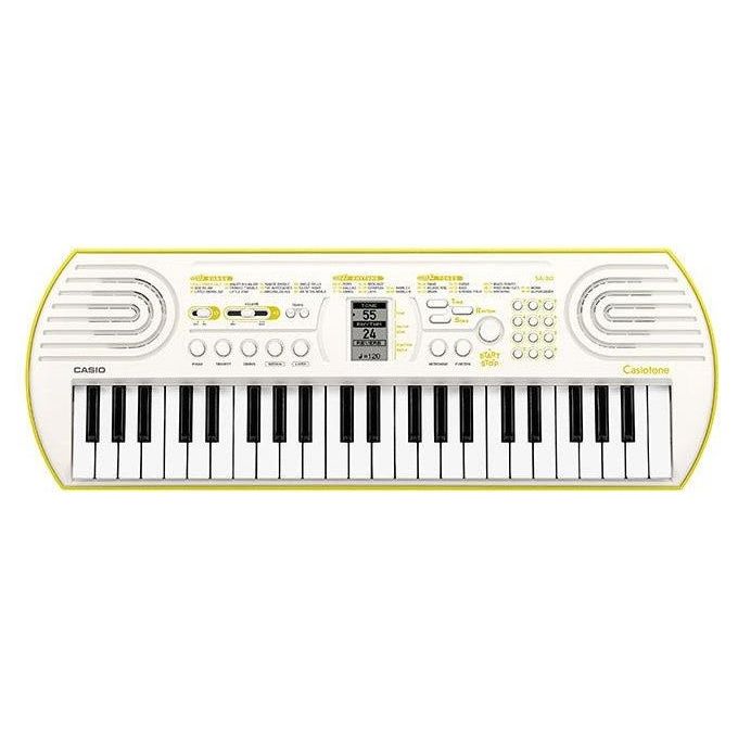 Casio SA 80 Tastiera Musicale 44 Tasti Nero Bianco