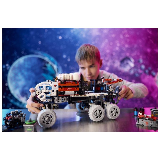 LEGO Technic 42180 Rover di Esplorazione Marziano, Giochi Spaziali per Bambini 11+, Veicolo Giocattolo Ispirato alla NASA