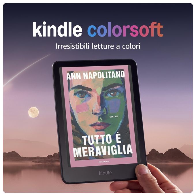 Amazon Kindle Colorsoft Signature Edition 32Gb Con schermo a colori 7'', luminosita' frontale a regolazione automatica, ricarica wireless e lunga durata della batteria