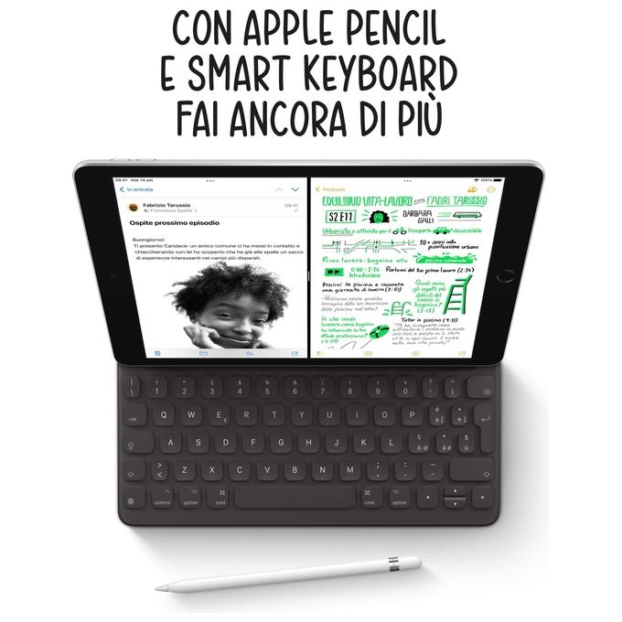 Apple iPad 10.2'' 256Gb Wi-Fi 9ª Generazione Grigio Siderale