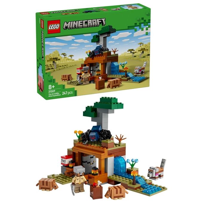 LEGO Minecraft Spedizione nella Miniera dell'Armadillo