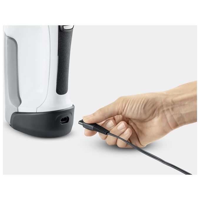 Karcher WV 6 Plus Pulitore di Finestra Elettrico 0.15 Litri Argento-Bianco