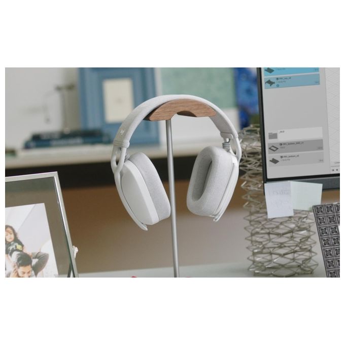 Logitech Zone Vibe 100 Auricolare Wireless a Padiglione Musica e Chiamate Bluetooth Bianco