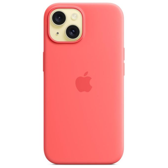 Apple Custodia MagSafe in Silicone per iPhone 15 Guava ​​​​​​​
