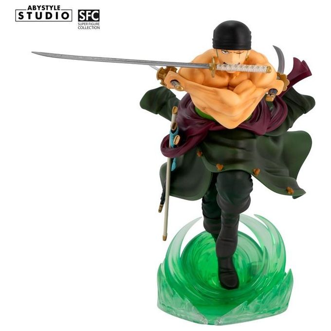 AbyStyle One Piece Roronoa Zoro Attack W katane