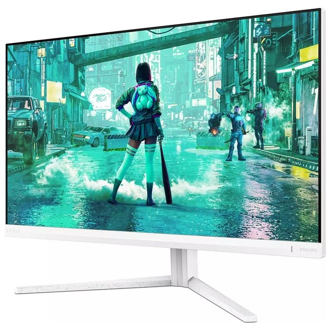 Philips Evnia 27M2N3201A Monitor da gioco Full HD da 27 pollici 180 Hz 05 ms FreeSync Prem. G-Sync Comp. HDR10 (1920x1080 2x HDMI DisplayPort) bianco