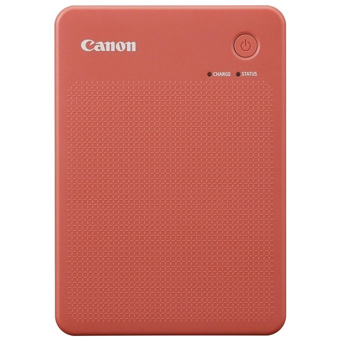 Canon Stampante portatile SELPHY QX20: per la stampa Wi-Fi direttamente dal tuo dispositivo smart. Stampa a sublimazione 2 formati di stampe con adesivo rimovibile e ricarica USB-C - Rosso