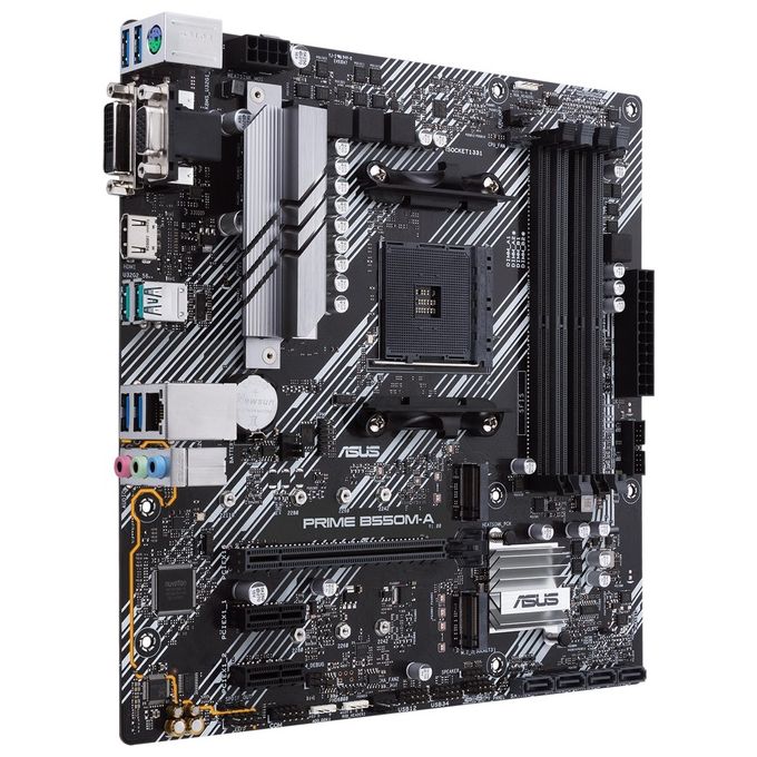 ASUS PRIME B550M-A Scheda Madre Micro ATX AMD B550 (Ryzen AM4) Dual M.2