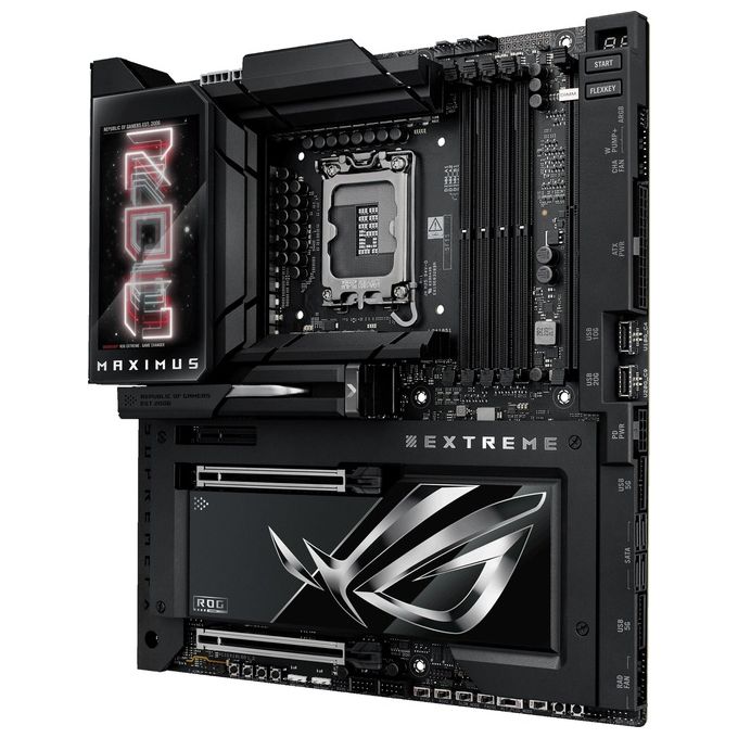 ASUS ROG Maximus Z890 Extreme Scheda Madre Intel ATX 24212 Fasi di Alimentazione Slot DDR5 PCIe 5.0 GPU di Nuova Generazione 6 Slot M.2 WiFi 7 5 Porte Thunderbolt