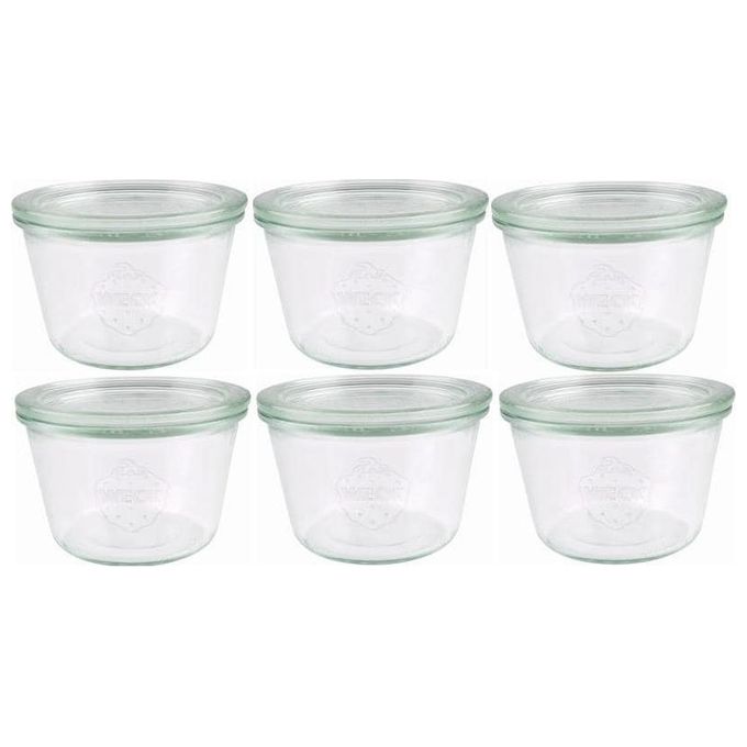 Weck Vasetto in Vetro  370ml Confezione 6 Pezzi