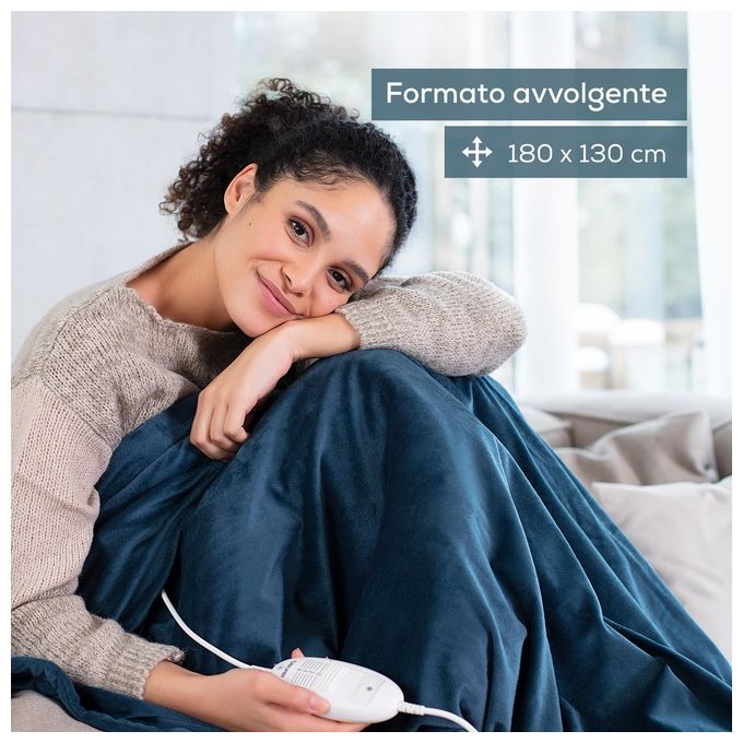Beurer HD75 Termocoperta 180x130cm 6 Temperature Ocean
