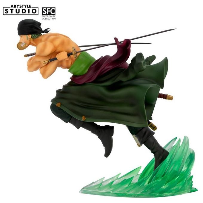AbyStyle One Piece Roronoa Zoro Attack W katane
