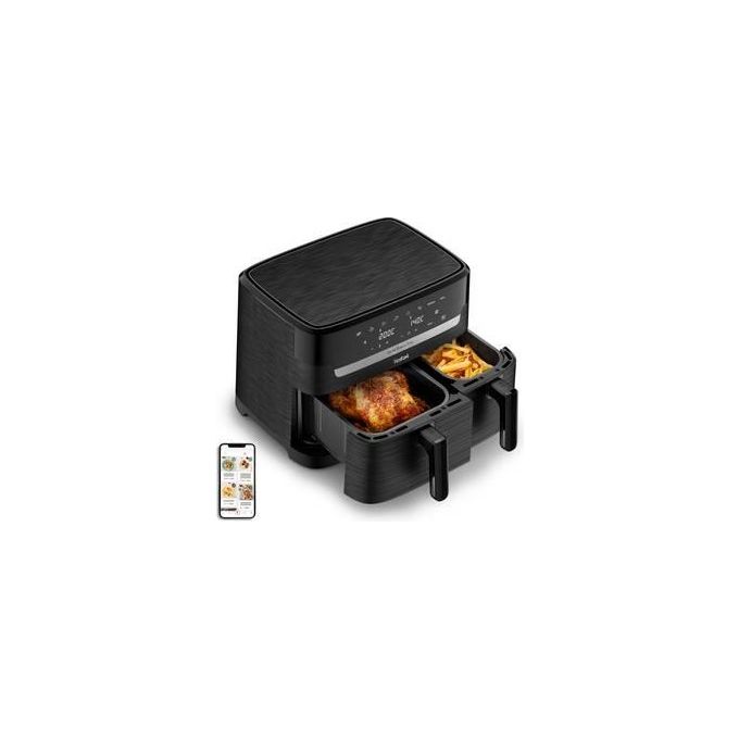 Tefal EY 901 N Dual Easy Fry Essential Friggitrice ad Aria a Doppia Camera