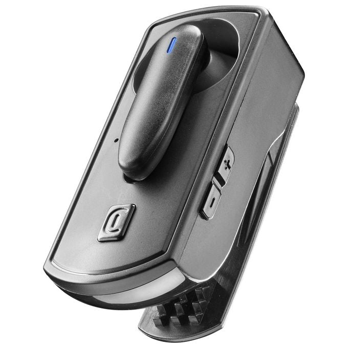 Cellular Line CLIP PRO Auricolare Bluetooth Mono con Base di Ricarica con Clip