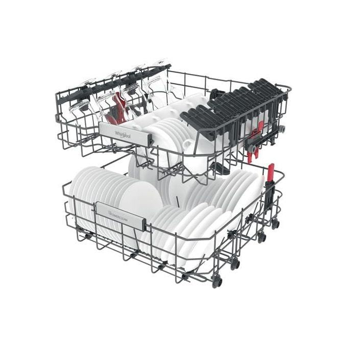 Whirlpool WFO 3O41 PL X Lavastoviglie a libera installazione 14 Coperti Classe energetica C 10 Programmi 60 cm Acciaio Inox