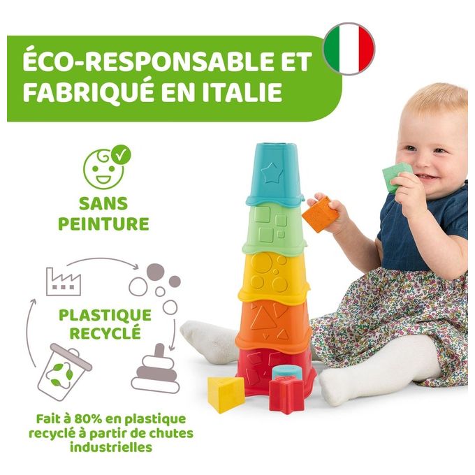 Chicco Gioco Tazze Impilabili 2-in-1 ECO+