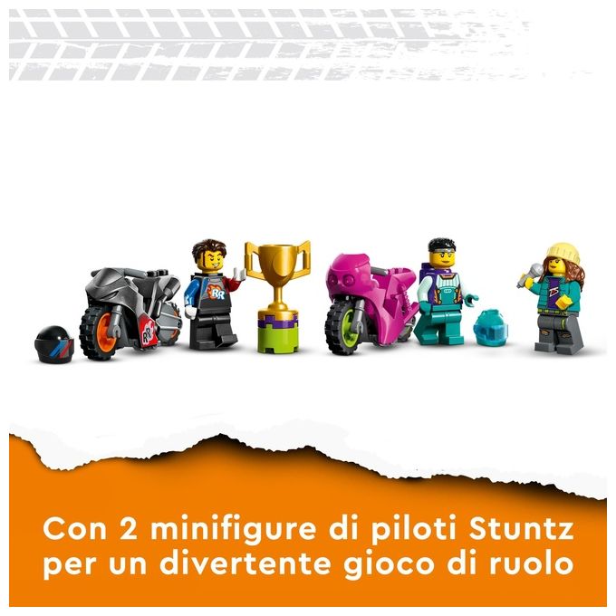 LEGO 60361 City Stuntz Set da Costruzione 385 pezzi per Bambini 7+ anni colore Multicolore