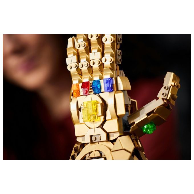 LEGO Super Heroes Marvel 76191 Guanto dell'Infinito di Thanos, Modello da Costruzione Avengers da Collezione, Set per Adulti